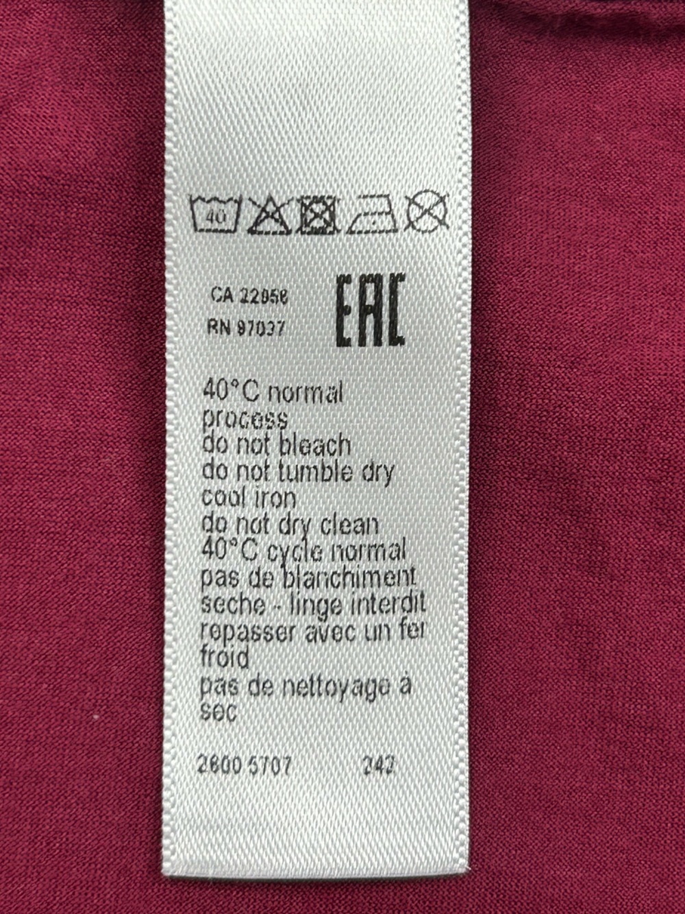 Hanro Cotton Deluxe Sleepshirt M 10/12 Plum Berry Quiet Luxury - Picture 4 of 6